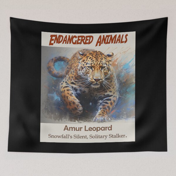Item preview, Amur Leopard: Silent Stalker of the Snowfall designed and sold by JLCableStudio.