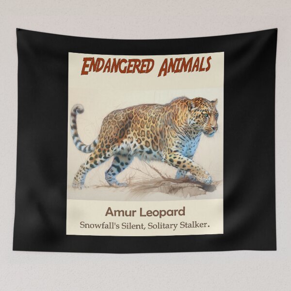 Item preview, Amur Leopard: Silent Stalker of the Snowfall designed and sold by JLCableStudio.