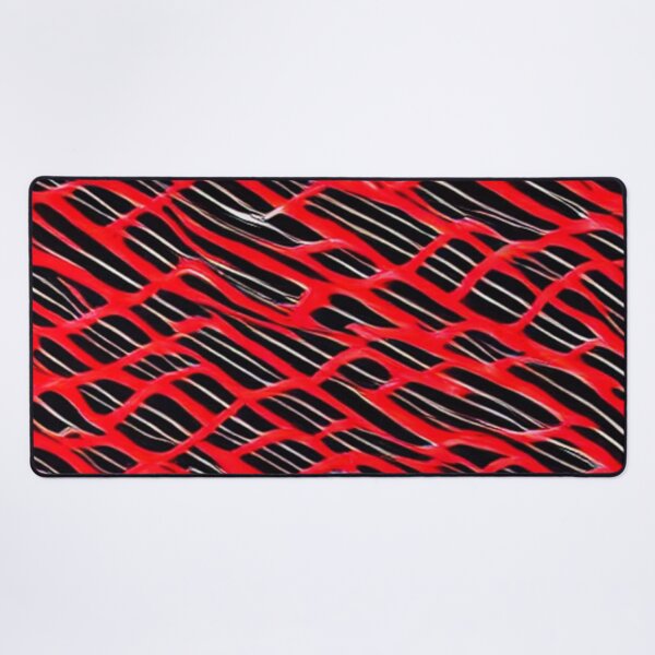 Item preview, Abstract Red and Black Inlay Pattern designed and sold by calibrit.