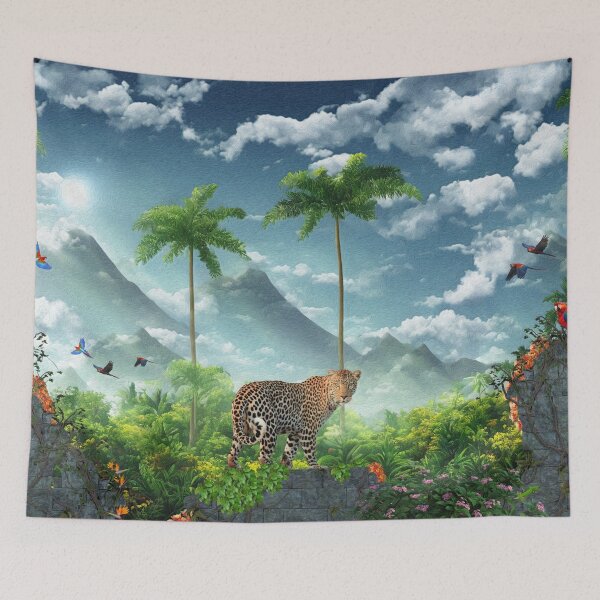 Item preview, Leopard With A Jungle View designed and sold by Heathermarie321.