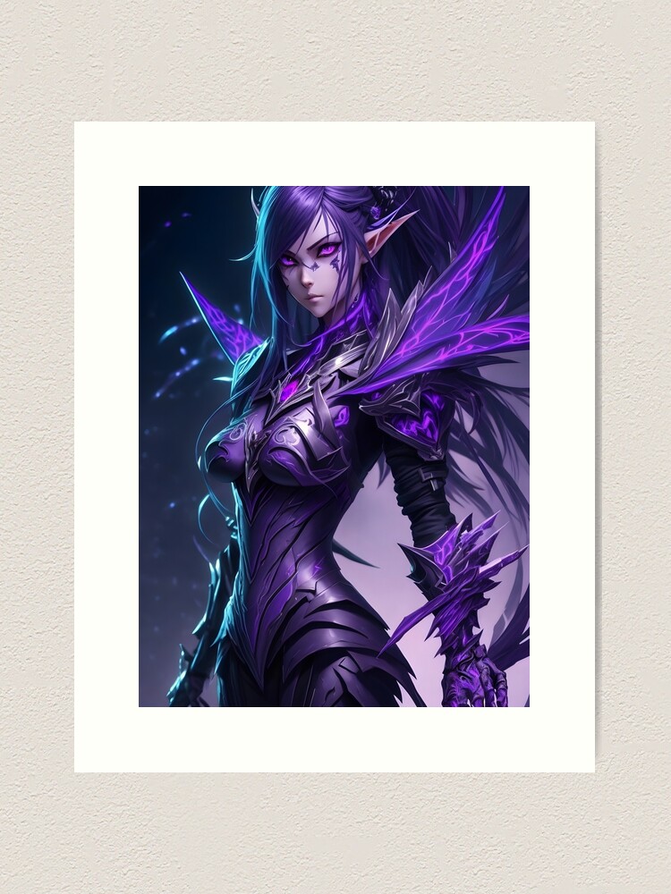 Dark Elf Art Print for Sale by CUpToDate