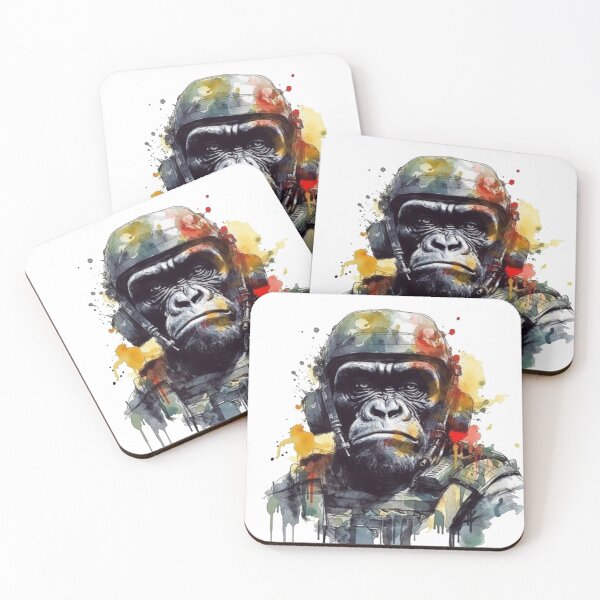 Item preview, Jungle Warfare Watercolour Art designed and sold by stickercuffs.