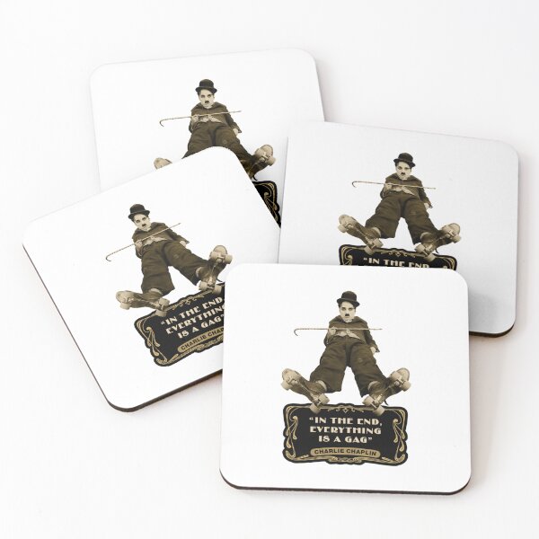 Item preview, Charlie Chaplin Quotes - _quot_In The End designed and sold by isobelelsom.