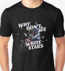 Rewrite the Stars black Unisex T-Shirt