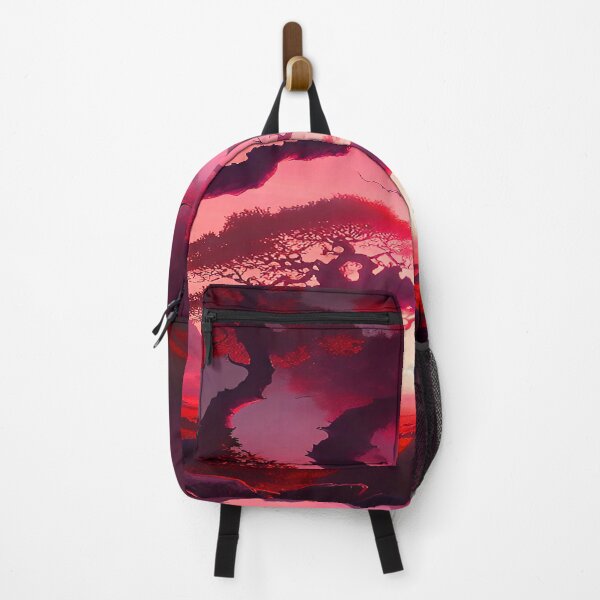 Item preview, Desert Sunset Pink and Red with Large Tree designed and sold by deniselynnimage.