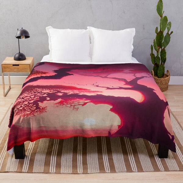 Item preview, Desert Sunset Pink and Red with Large Tree designed and sold by deniselynnimage.