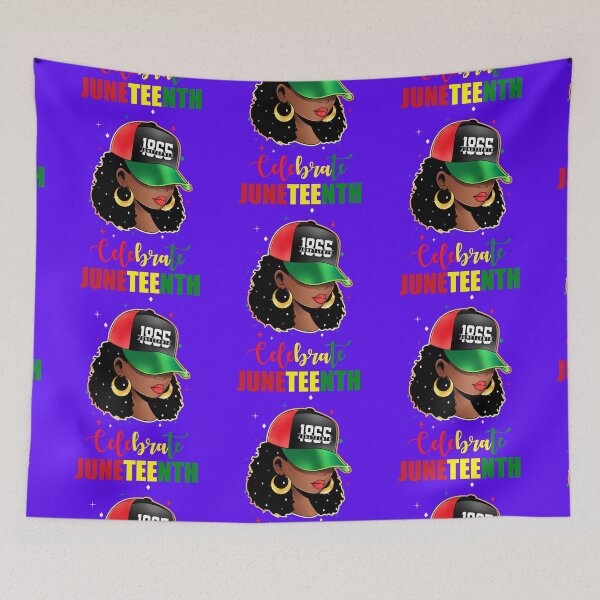 Item preview, Juneteenth 1865 Celebrate Juneteenth Afro Woman designed and sold by R&BApparel.