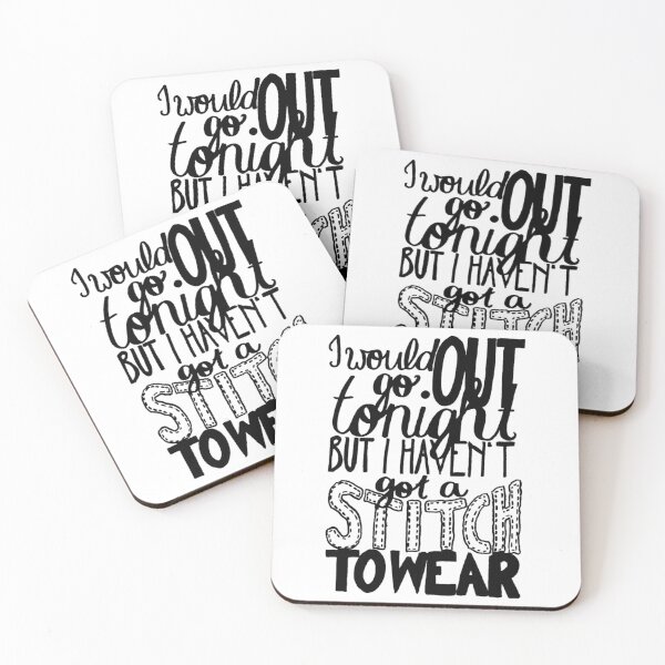 Item preview, This Charming Man The Smiths Quote I would go out tonight but I haven't got a stitch to wear Typog designed and sold by pedronoble.
