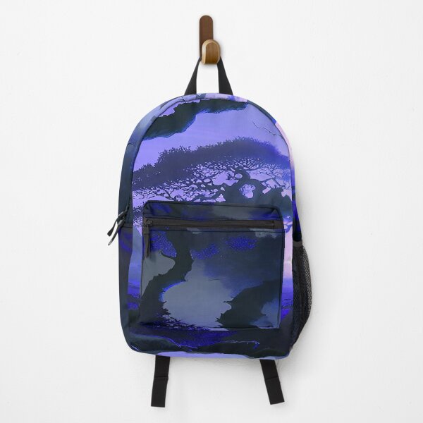 Item preview, Desert Sunset Bluish Purple with Large Tree designed and sold by deniselynnimage.