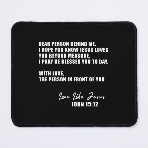 Item preview, Dear Person Behind me I Hope You Know Jesus Loves You designed and sold by domitrovi.