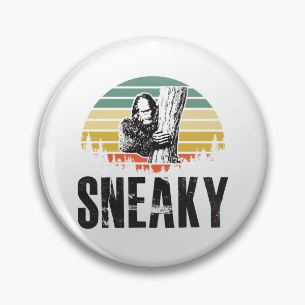 Item preview, Sneaky Sasquatch, Bigfoot Sneaky, Bigfoot Attitude Vintage Design   designed and sold by LemonTeeUS.