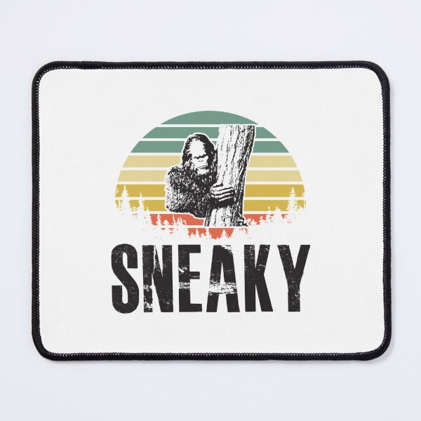 Item preview, Sneaky Sasquatch, Bigfoot Sneaky, Bigfoot Attitude Vintage Design designed and sold by LemonTeeUS.