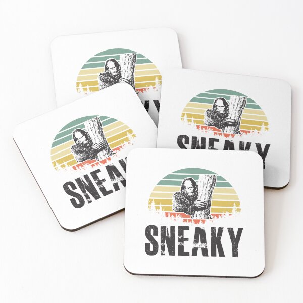 Item preview, Sneaky Sasquatch, Bigfoot Sneaky, Bigfoot Attitude Vintage Design   designed and sold by LemonTeeUS.