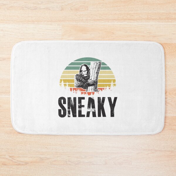 Item preview, Sneaky Sasquatch, Bigfoot Sneaky, Bigfoot Attitude Vintage Design   designed and sold by LemonTeeUS.