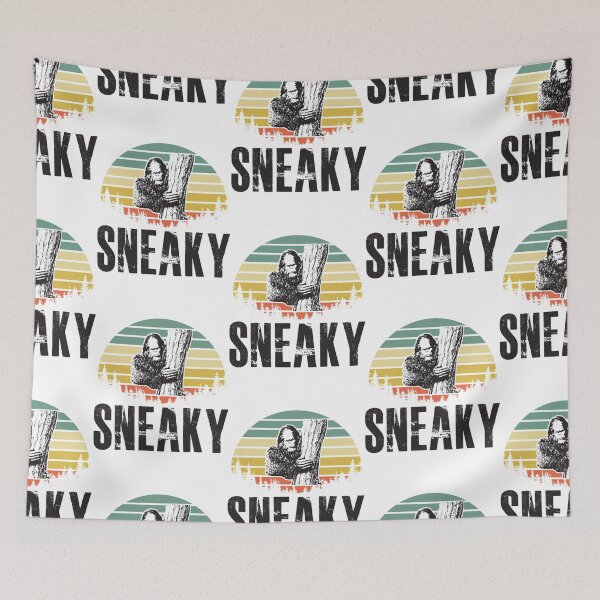 Item preview, Sneaky Sasquatch, Bigfoot Sneaky, Bigfoot Attitude Vintage Design   designed and sold by LemonTeeUS.