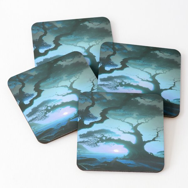 Item preview, Desert Sunset Blue with Large Tree designed and sold by deniselynnimage.