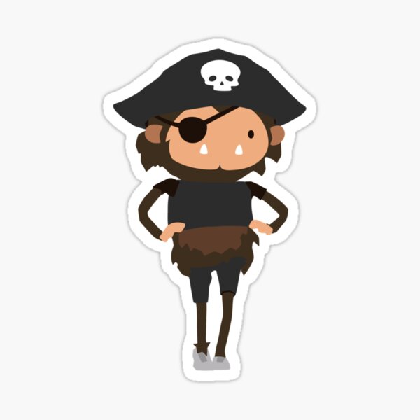 Vista previa del artículo con la obra «astuta aventura pirata sasquatch», diseñado y vendido por LemonTeeUS.