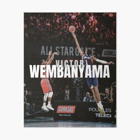 Framed Victor Wembanyama Metropolitans 92 8x10 Basketball Photo