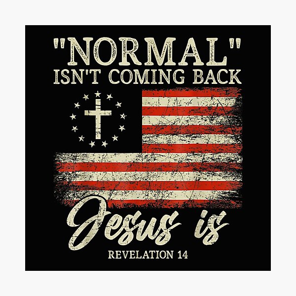 Item preview, Christian Normal Isn't Coming Back Jesus Is Gift designed and sold by domitrovi.