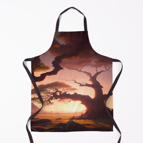 Item preview, Desert Golden Sunset with Large Tree designed and sold by deniselynnimage.