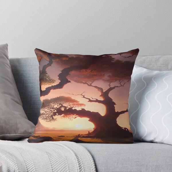 Item preview, Desert Golden Sunset with Large Tree designed and sold by deniselynnimage.