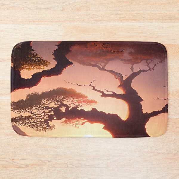 Item preview, Desert Golden Sunset with Large Tree designed and sold by deniselynnimage.
