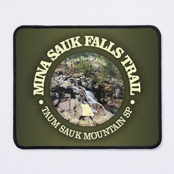 Item preview, Mina Sauk Falls Trail (rd) designed and sold by curranmorgan.