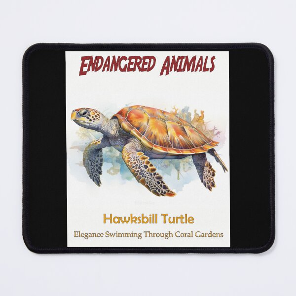 Item preview, Hawksbill Turtle: Elegance Swimming Through Coral Gardens designed and sold by JLCableStudio.