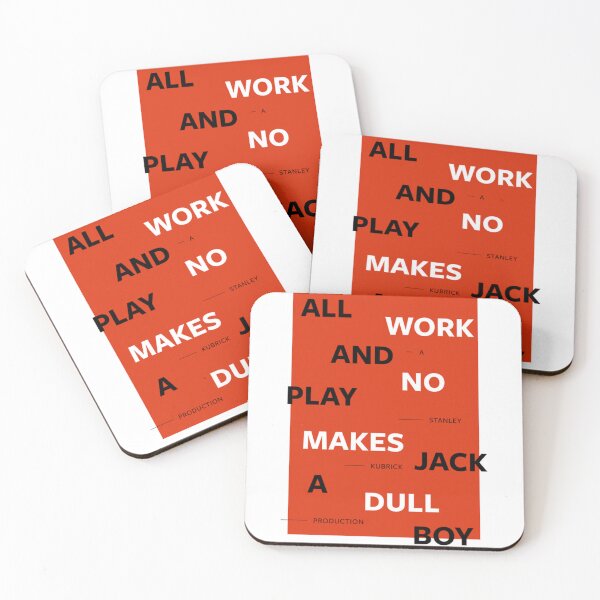 Item preview, Makes Jack a dull boy  Jack Nicholson  designed and sold by ColteAuer.