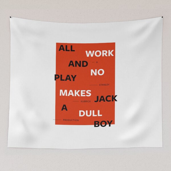 Item preview, Makes Jack a dull boy  Jack Nicholson  designed and sold by ColteAuer.