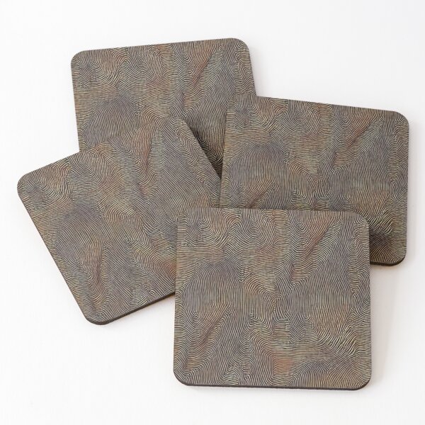 Item preview,  Brown and Tan Abstract Fingerprint designed and sold by calibrit.
