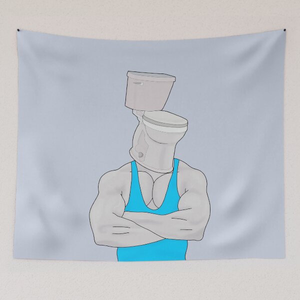 Item preview, Toilet Head Bodybuilder Funny designed and sold by shopdiego.