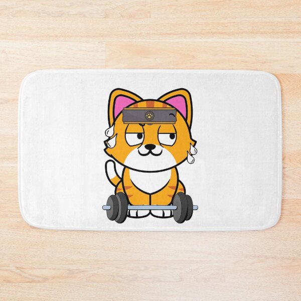 Item preview, Funny orange cat is exercising designed and sold by Pet Station.