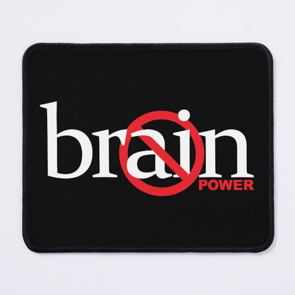 Item preview, Brain Power - No AI - Keep It Human - (White) designed and sold by WonderWhat.