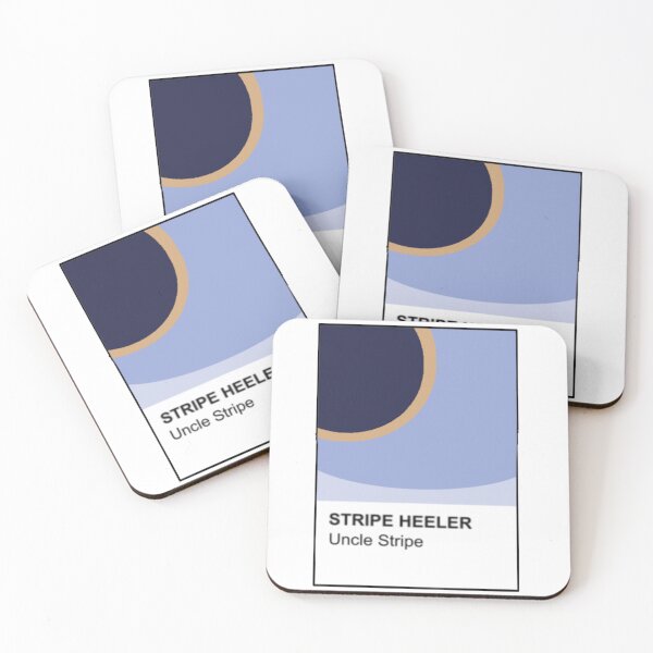 Item preview, Uncle Stripe Heeler Pantone Card designed and sold by MidwesternFlair.