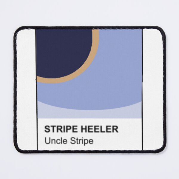 Item preview, Uncle Stripe Heeler Pantone Card designed and sold by MidwesternFlair.