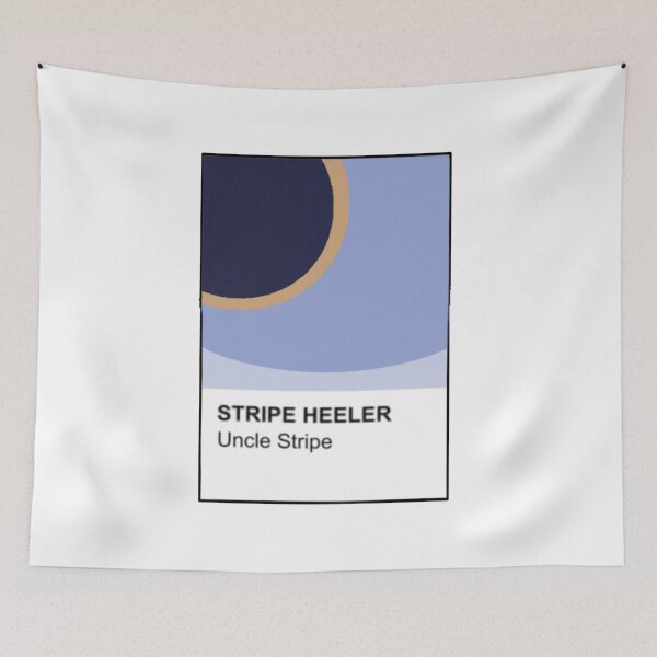 Item preview, Uncle Stripe Heeler Pantone Card designed and sold by MidwesternFlair.