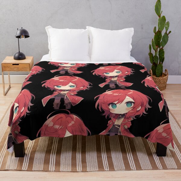 Item preview, Stylish Red Haired Anime Chibi designed and sold by ScarletClover.