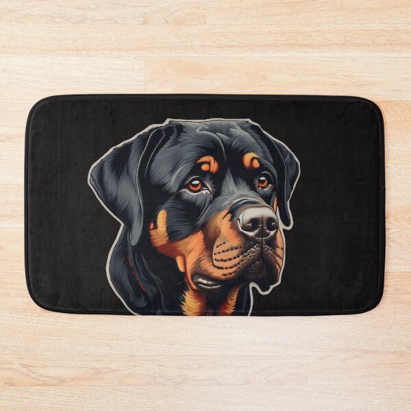 Item preview, Portrait of a  Rottweiler dog. Fighting dog. Love for the  Rottweiler designed and sold by Anastasiia Yurevych.