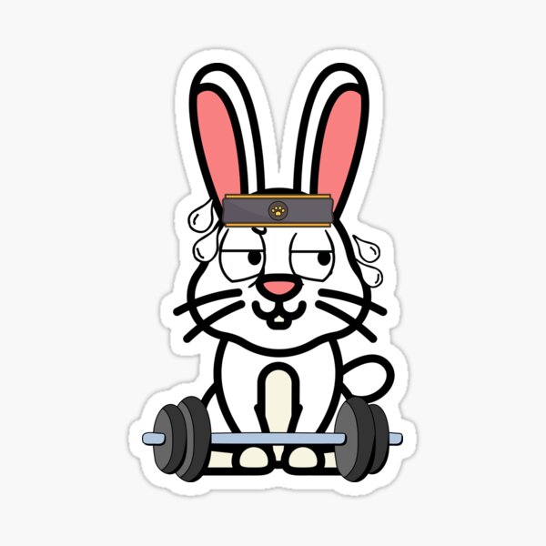 Fluffy rabbit workout in gym with weights  Animated rabbit, Funny bunnies,  Fluffy rabbit
