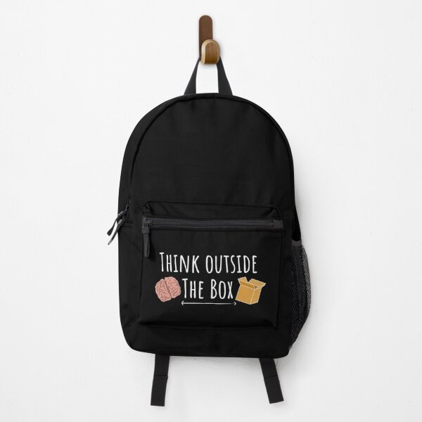 Item preview, Think Outside The Box Design (White) designed and sold by TheMuzlimz.