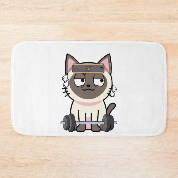 Item preview, Cute Siamese cat is exercising designed and sold by Pet Station.