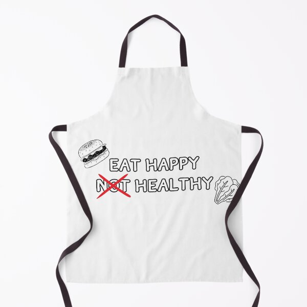 Item preview, eat happy not healthy designed and sold by YQvibe Studio.
