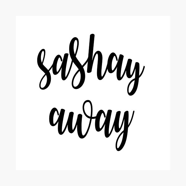 "Sashay Away" Photographic Print by hannabtti Redbubble