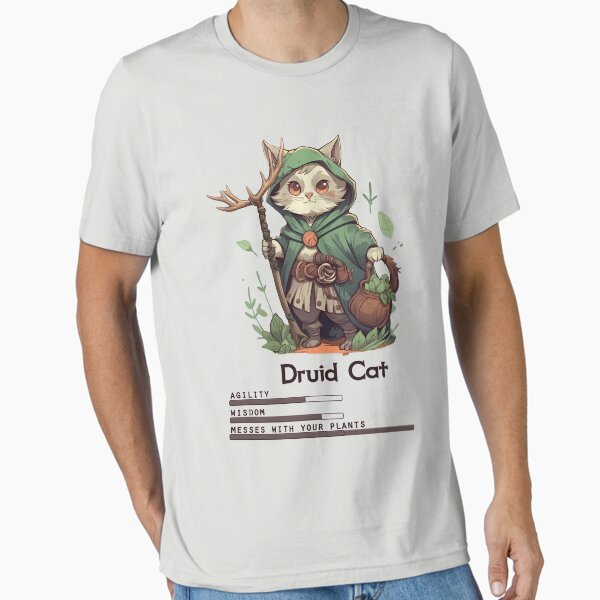Item preview, DnD RPG Druid Cat designed and sold by PorcupineQuill.