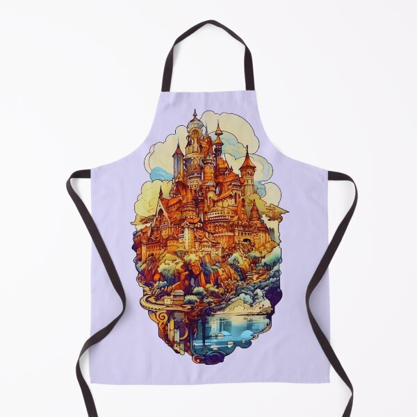 Item preview, Art Nouveau Fantasy Castle designed and sold by entwithanaxe.