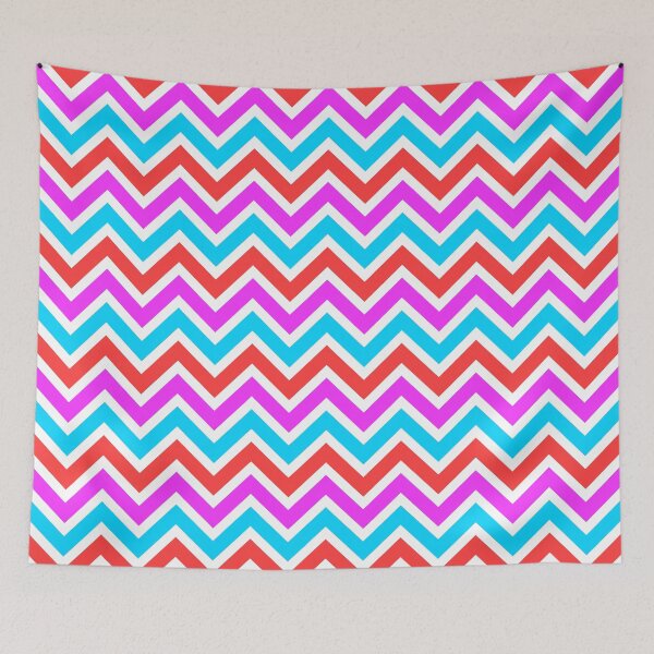 Item preview, Chevron Pattern. Red blue pink color designed and sold by Aetherier.