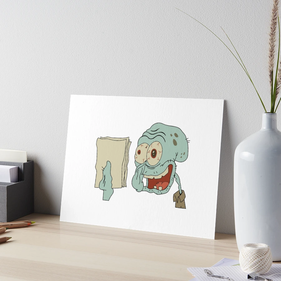 Meep spongebob cockroach | Art Board Print