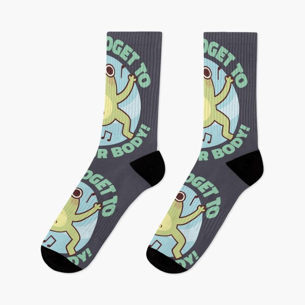Item preview, Funny Frog Dont Froget To Move Your Body Pun designed and sold by rustydoodle.