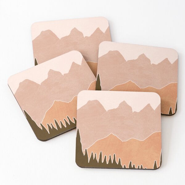 Artikelvorschau, Mountain Ranges Minimal - Scandinavian Print entworfen und verkauft von Studio Grafiikka.